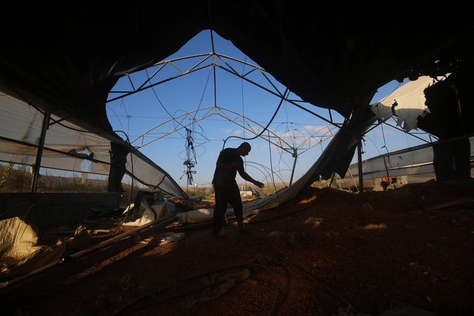 Izraelis atsakydamas į paleistas raketas smogė „Hamas“ taikiniams Gazos Ruože