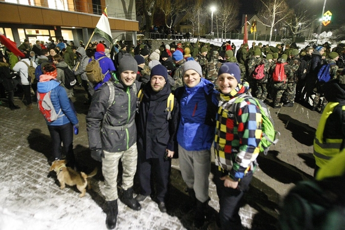 Nakties žygio trasa drieksis pajūriu