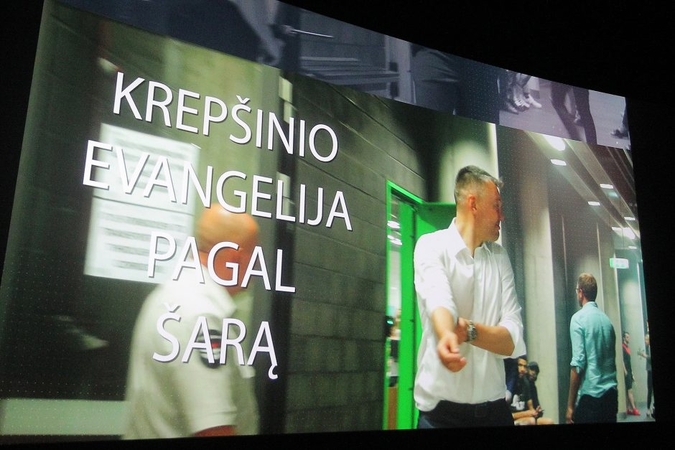 Pristatytas V. Mačiulio dokumentinis filmas „Krepšinio evangelija pagal Šarą“