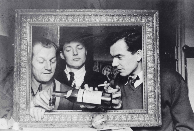 Saitas: lietuvybė A. Mončiui (viduryje) nebuvo tik nostalgiją keliantis reliktas – nepaisant administracinių problemų, jis nepriėmė svetimos šalies pilietybės.