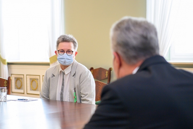 R. Račienė po susitikimo su prezidentu: tikiuosi, kad Seimas pasistengs dėl Partnerystės įstatymo