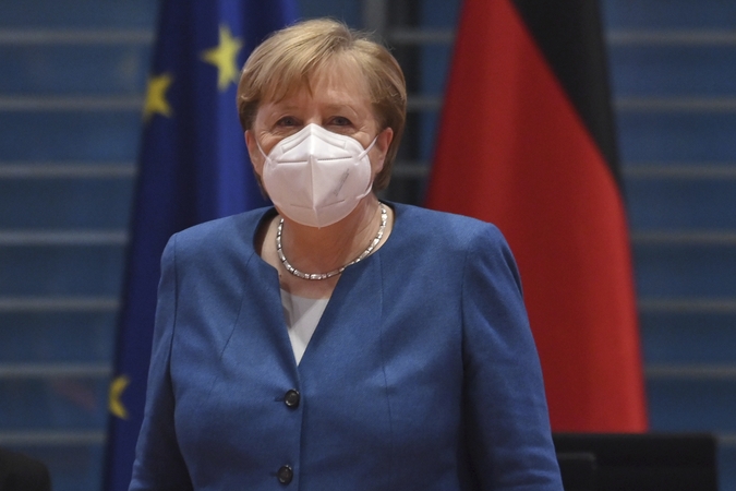 A. Merkel apie COVID-19: Vokietijos laukia sunkiausios savaitės