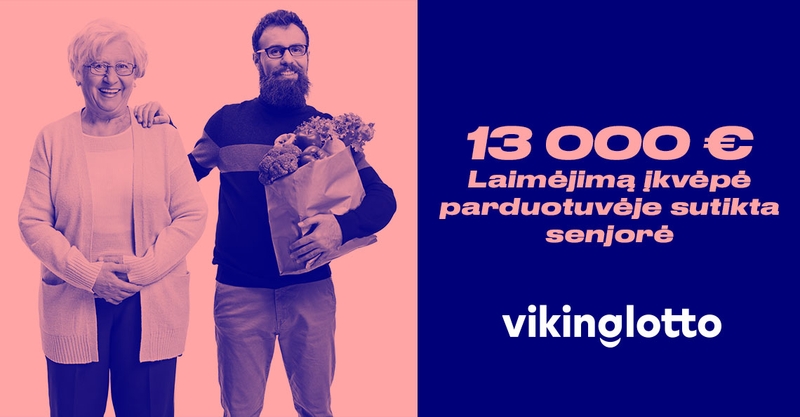 Laimėjimą įkvėpė parduotuvėje sutikta senjorė