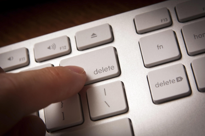 Trindami duomenis lietuviai apsiriboja mygtuku „Delete“