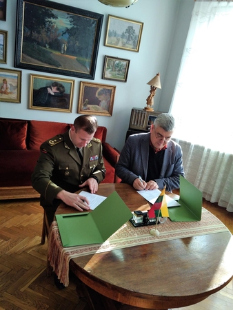 Šaulių sąjunga ir A. Žmuidzinavičiaus muziejus kartu ugdys tautinę savimonę
