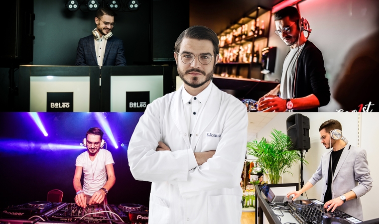 Aplinka: B.Jonuškos darbo vietoje – traumatologo kabinete – visada groja muzika, o kai kurie pacientai net paprašo pagarsinti.