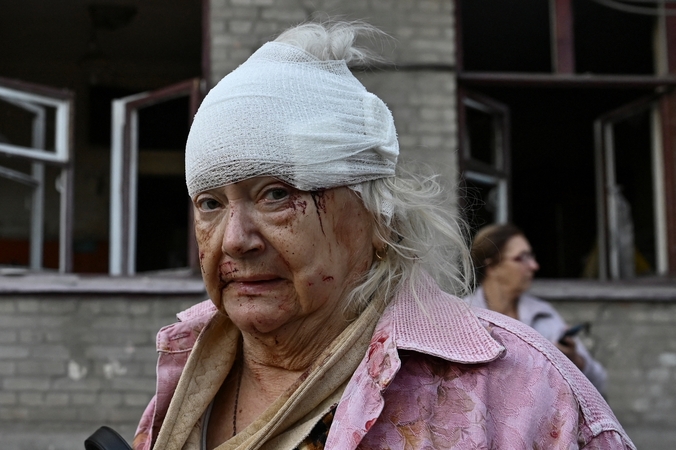 Ukraina praneša, kad rusai Zaporižioje atakavo civilinius objektus