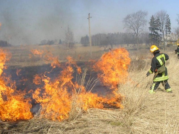 Prasidėjus sausajam periodui, ugniagesiai įspėja: nedeginkite pernykštės žolės