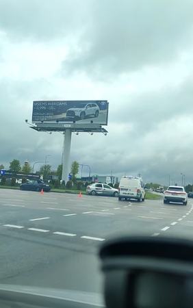 Avarija judrioje sankryžoje: nukentėjo vaikas