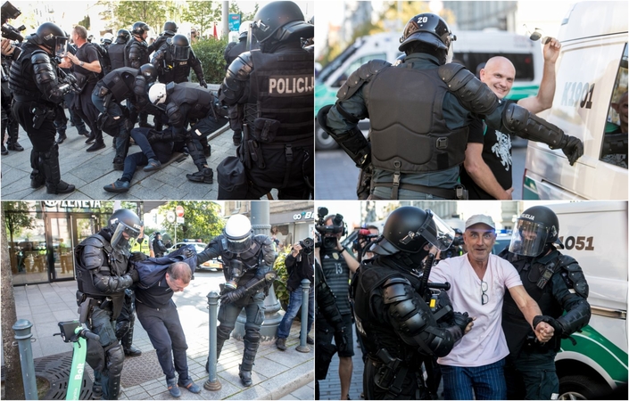 Prie Seimo žygiavusi minia išsiskirstė: jau kalba apie kitą protestą