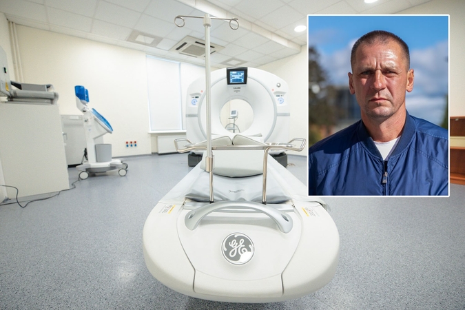 Nukentėjo: Kauno klinikose po kompiuterinės galvos tomografijos aptalžytas vyras buvo paguldytas į neurologijos skyrių, vėliau pervežtas į kitą ligoninę. Diagnozė – galvos smegenų sukrėtimas.