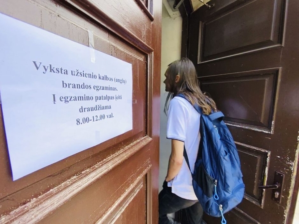 Brandos egzaminus laikys 27,7 tūkst. moksleivių