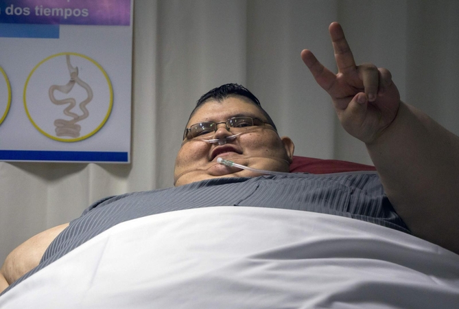 Storiausias pasaulio žmogus mėgins numesti pusę svorio