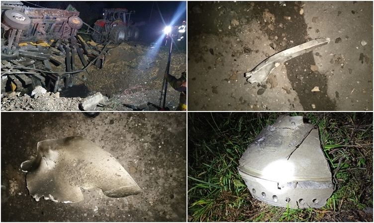 Skelbiama apie Lenkijoje nukritusias Rusijos raketas: žuvo du žmonės