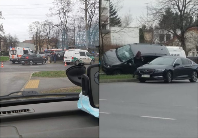 Per avariją Vilijampolėje nukentėjo du vaikai