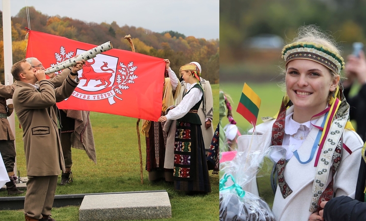Zapyškyje suplevėsavo pašventinta Sūduvos vėliava