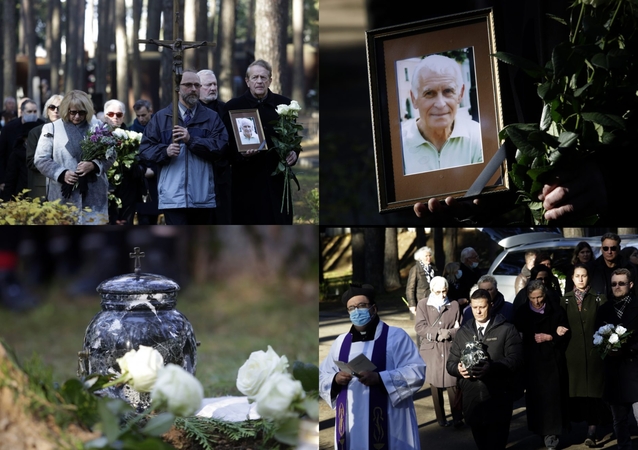 Į paskutinę kelionę palydėtas poetas R. Keturakis