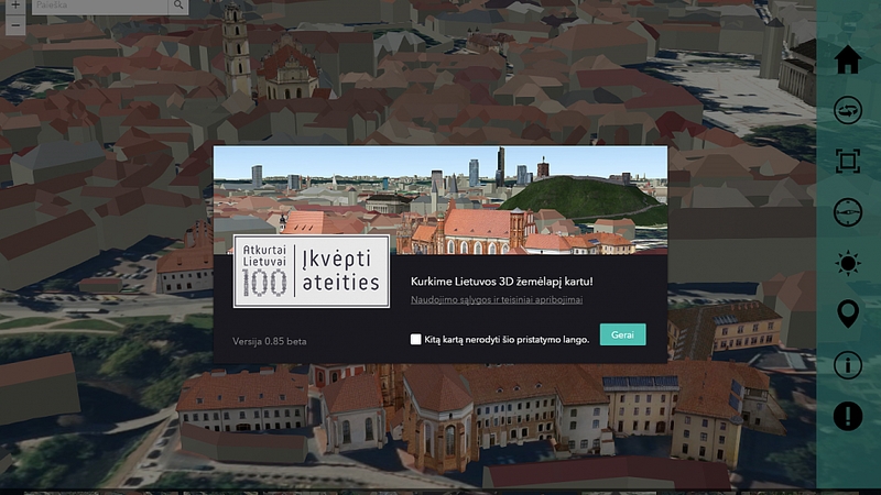 Kviečia kurti trimatį Lietuvos žemėlapį