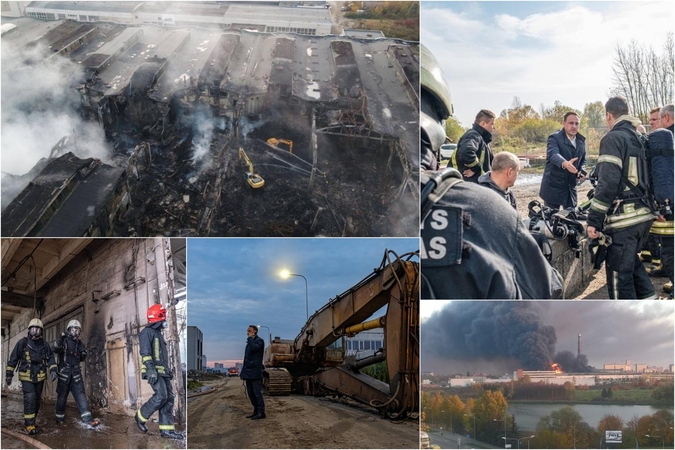 Pagaliau: pranešama apie gaisro Alytuje pabaigą – prasideda likvidavimas