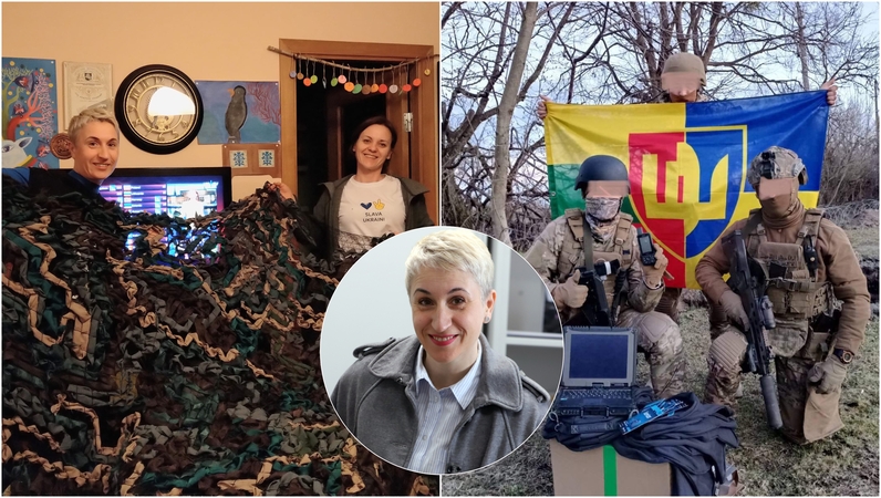 Paskatinimas: O.Rumšaitė ragina aukoti Ukrainos žmonėms ir nepriprasti prie karo.