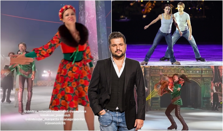 Dominykas Kubilius (centre)