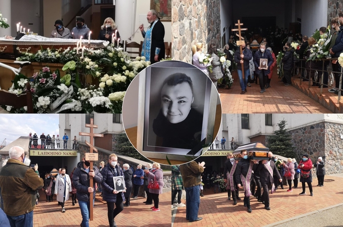 E. Ostapenko išlydėtas į paskutinę kelionę: karste – auksinis mikrofonas, aidėjo plojimai