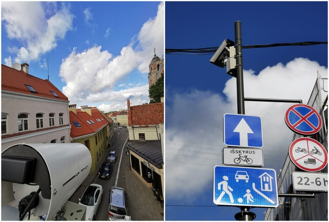 Išmaniosios kameros Vilniuje fiksuos ir eismo intensyvumą, ir pažeidimus