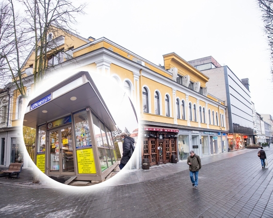 Tuštuma: Laisvės alėjoje neliko patogiai išdėstytų spaudos kioskų ar paviljonų, kur būtų galima įsigyti spaudos.