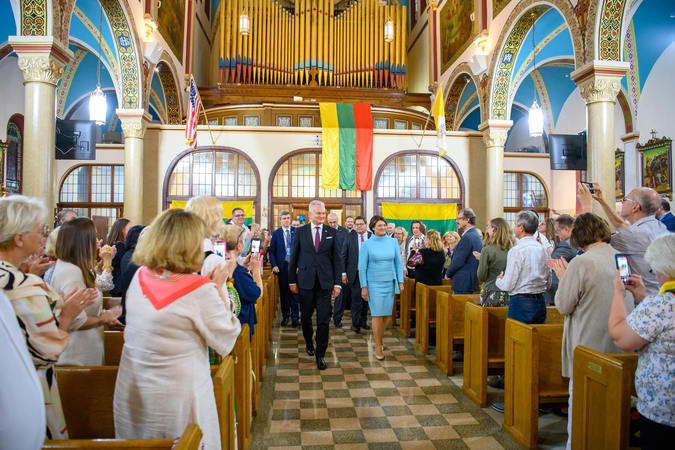 Prezidentas JAV lietuviams: Lietuva – ne geografinė teritorija, o jausmas, kurį nešiojamės širdyje