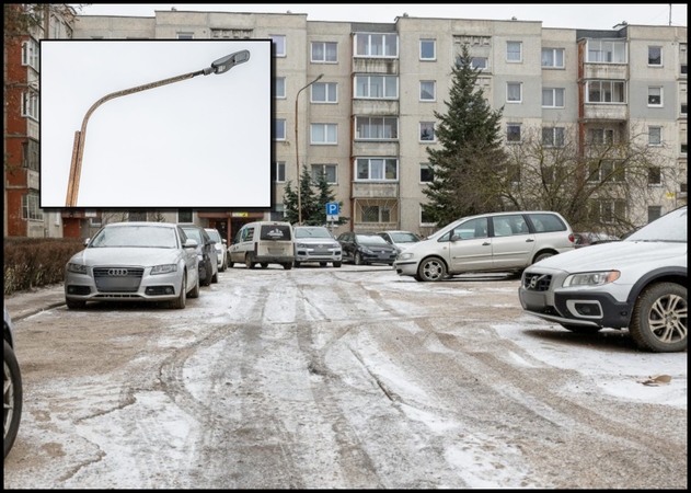 Nejauku: aplinkinių namų gyventojai vakarais priversti vaikščioti tamsoje.