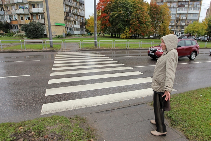 Taikos prospekte – spąstai pėstiesiems