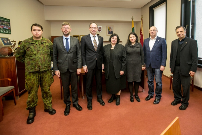 Bičiulystė: susitikime su mūsų miesto meru M.Janukonis aptarė Kauno ryšius su Ukraina.