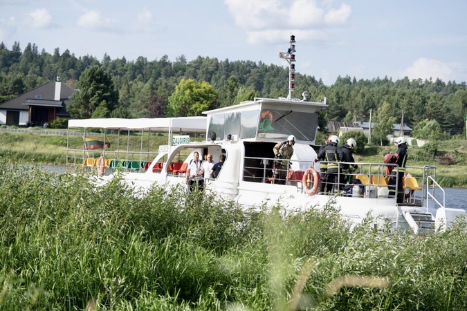 Transporto saugos administracija pradėjo tyrimą dėl gaisro laive „Žalgiris“