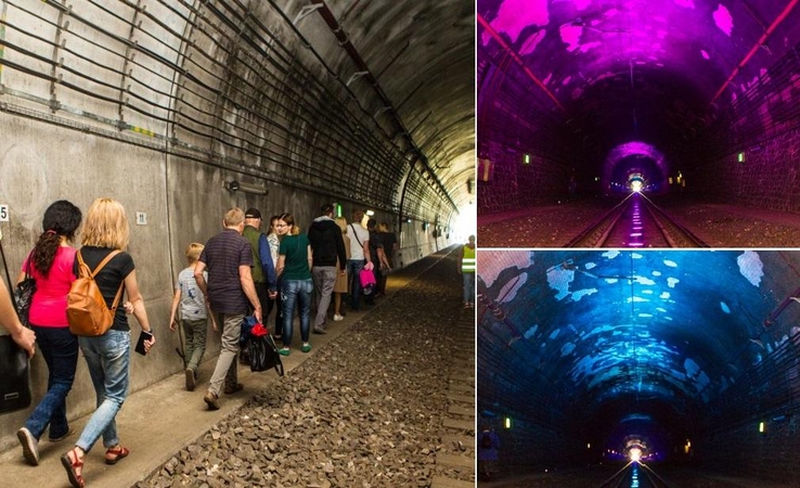 Kauno geležinkelio tunelį aplankė rekordinis skaičius smalsuolių
