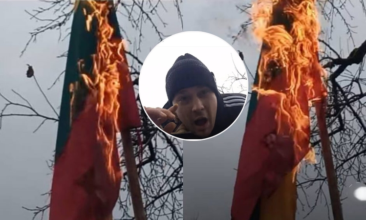 Vasario 16-osios akibrokšto su Lietuvos vėliava autorius jau žinomas už panašius išpuolius?
