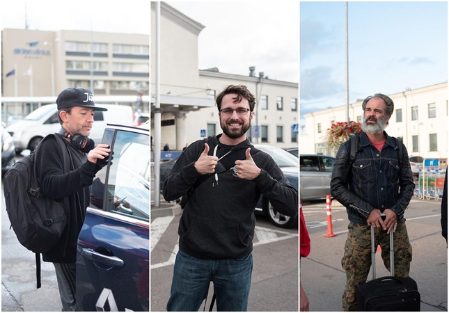 David Faustino (iš kairės), Rob DenBleyker ir Steven Ogg