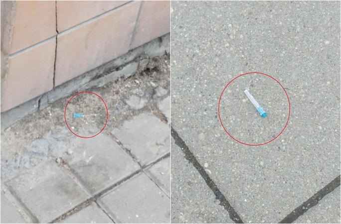Nori sugėdinti šiukšlintojus ir įspėti gyventojus: miesto gatvėse – švirkštai