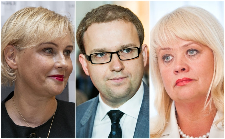 Rūta Janutienė (iš kairės), Dalia Štraupaitė, Vytautas Gapšys