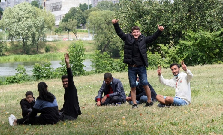 Miesto centre sustabdytas įtartinas ekipažas: nelegalių migrantų banga atsirito ir iki Kauno?