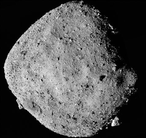 NASA kosminis zondas „Osiris-Rex“ sėkmingai paėmė asteroido uolienų mėginį