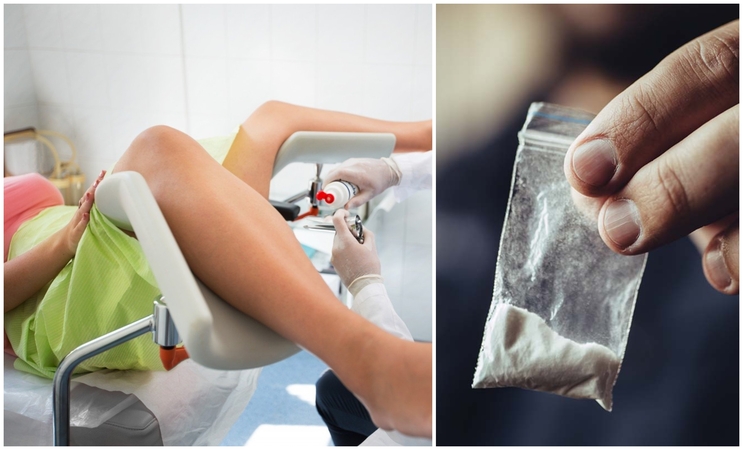 Intymiausioje Ingos J. kūno vietoje buvo rasti ne tik eurai, bet ir trys plastikiniai maišeliai su narkotinėmis medžiagomis.