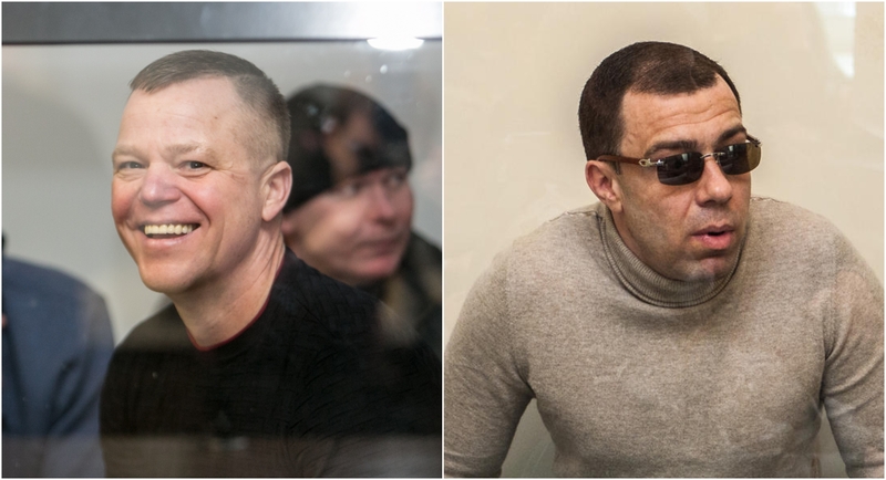 Giedrius Janonis (kairėje) ir Saulius Velečka (dešinėje)