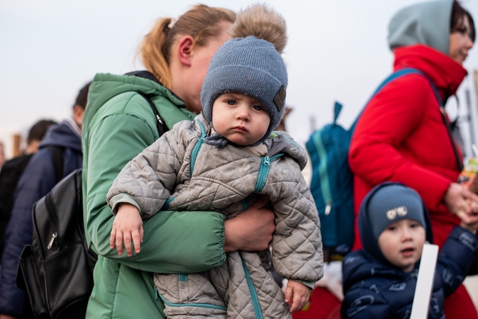 Lietuvoje registruota beveik 42 tūkst. Ukrainos karo pabėgėlių, gavusių laikinąją apsaugą