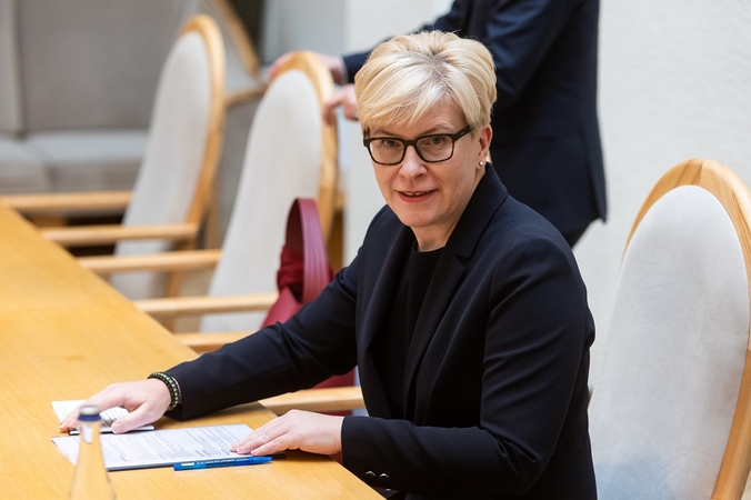 Lietuva siekia, kad premjerė I. Šimonytė taptų NATO vadove 