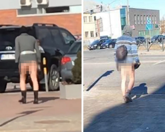 Po Panevėžio gatves – be apatinių