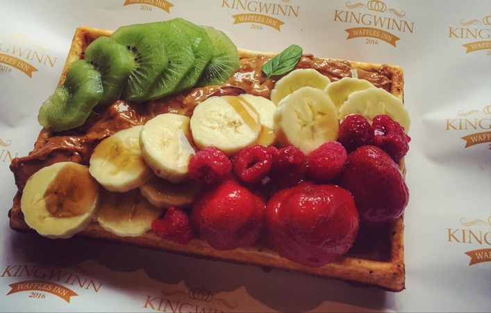 Šventiniame „KingWinn“ meniu – Kalėdų skonio vafliai