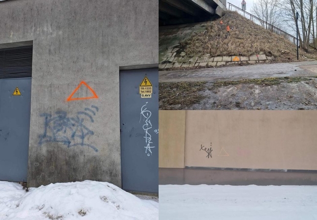 Ant svarbių objektų – mįslingi ženklai: juos paišė vienuolis?