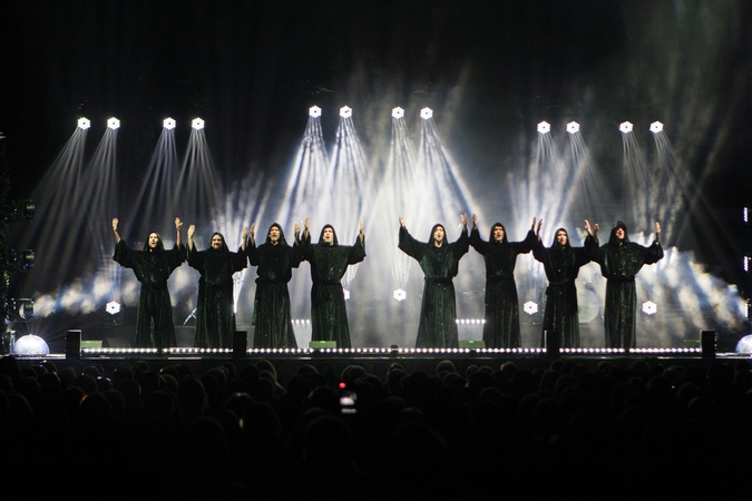 „Žalgirio“ arenoje – „Gregorian“, kuriuos publika painiojo su vienuoliais