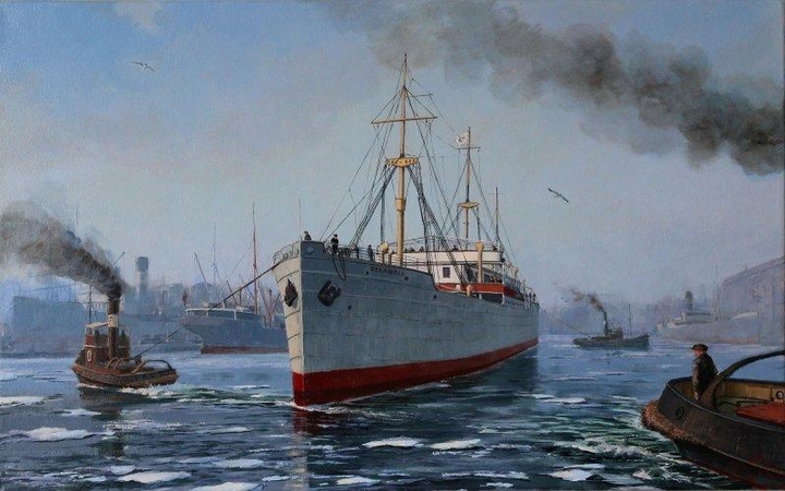 Pirmojo "DFDS Seaways" dyzelinio laivo 100 metų jubiliejus