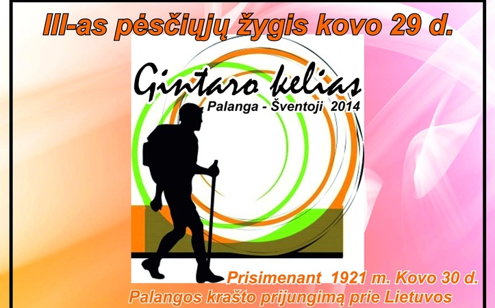 Žygio plakato fragmentas.